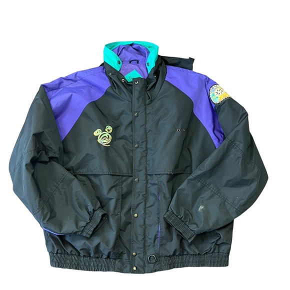 Disney Quest Vintage 90s Cast Member Coat Jacket  Original Prop Costume - Picture 1 of 13